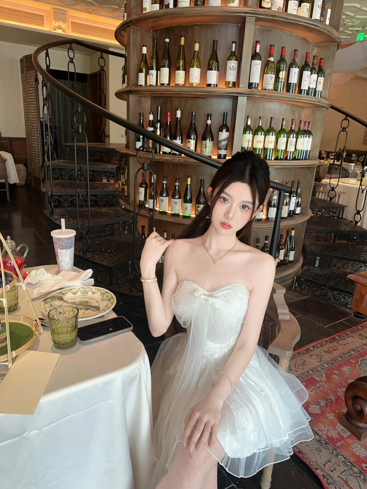 

Princ Sle Birthday Dr Women's Summer New Holiday Sle Sexy Fluffy Skirt High Waist Polyester Fiber Svel Gown