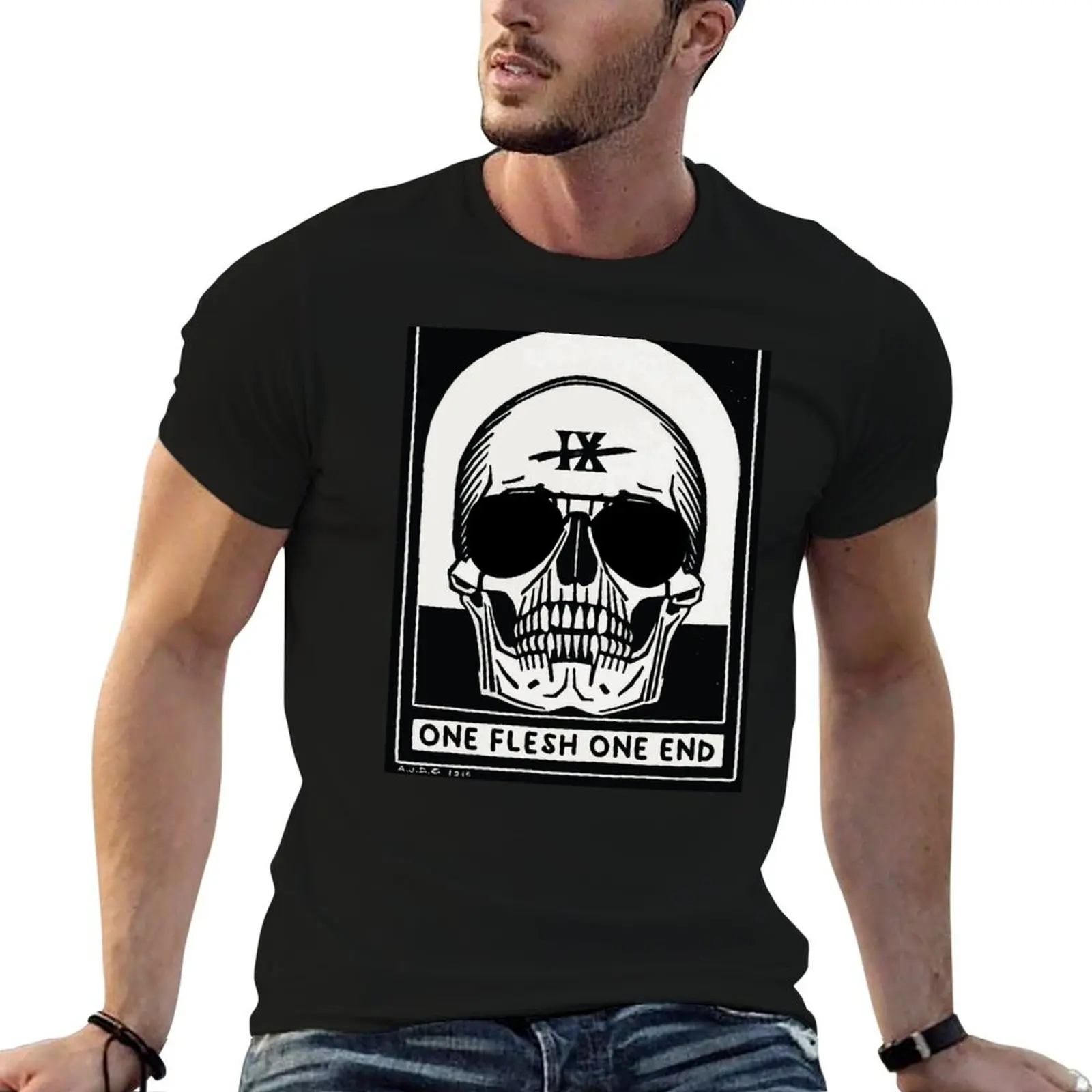 cotton man man Flesh for t t tees T-Shirt End The for pack graphic shirts One Ninth-One Harrow shirts