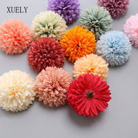 10Pcs/Lot Artificial Dandelion Flower Head Home Table Decor Prop Silk Chrysanthemum Wedding Floral Arrangement Material L4517