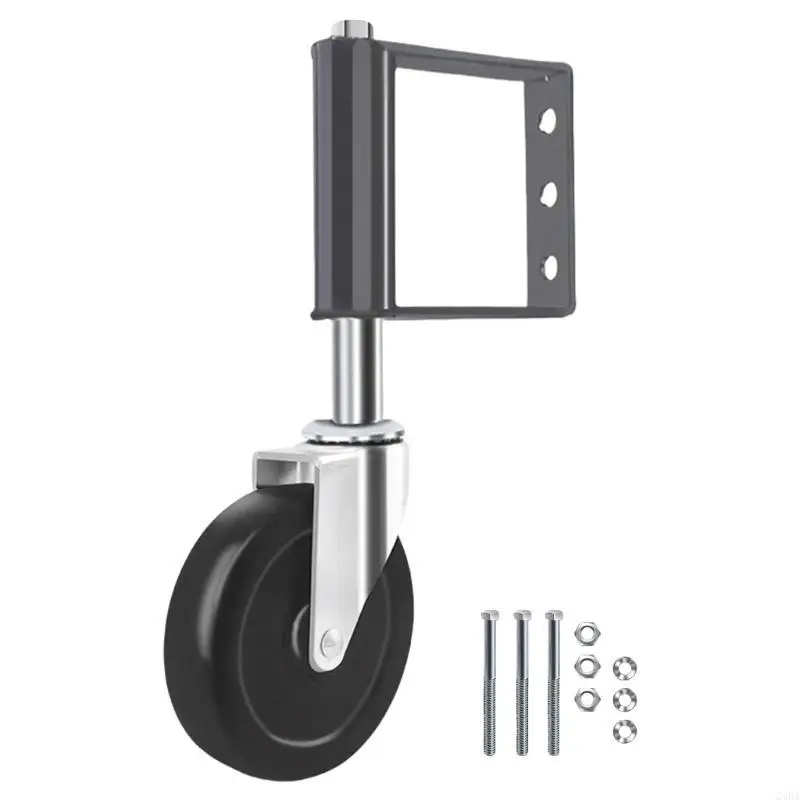  Spring Loaded Gate Caster with 360 Swivels Heavy Duty Gate Wheel Enduring
