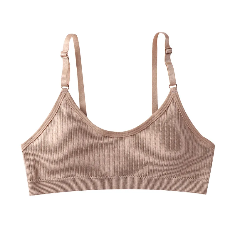 Nahtloses Tube-Top für Damen, Push-Up-BH, herausnehmbare Polster, geripptes Bralette, verstellbare Träger, weiche, dehnbare Unterwäsche ohne Bügel, sexy Dessous – Detail 7