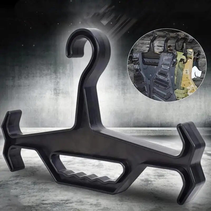 

Heavy Duty Hanger Hunting Tactical Vest Hanger Diving Suits Paintball Airsoft Equipment Display Rack