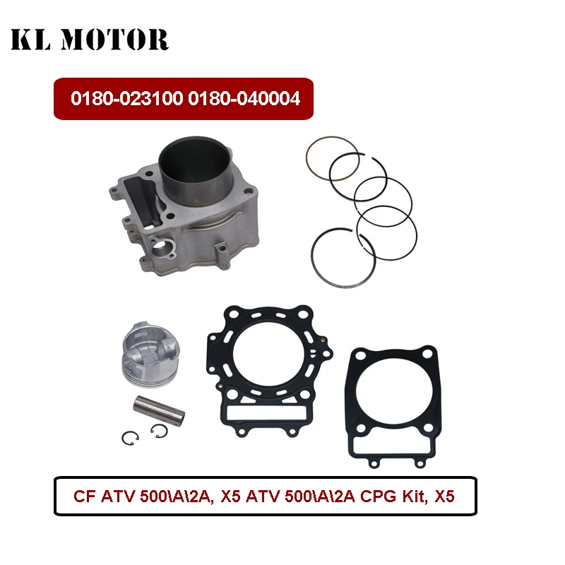 CF 500 X5 X-lander Rancher Cylinder Kit Piston Ring Gasket ATV UTV 0180-023100 QUAD GO KART