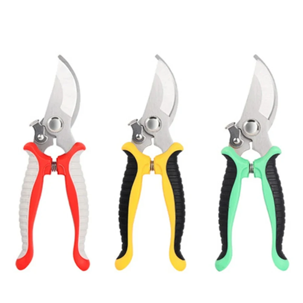 Garden Scissors Professional Sharp Bypass Pruning Shears Tree Trimmers Secateurs Hand Clippers For Garden Beak Scissors