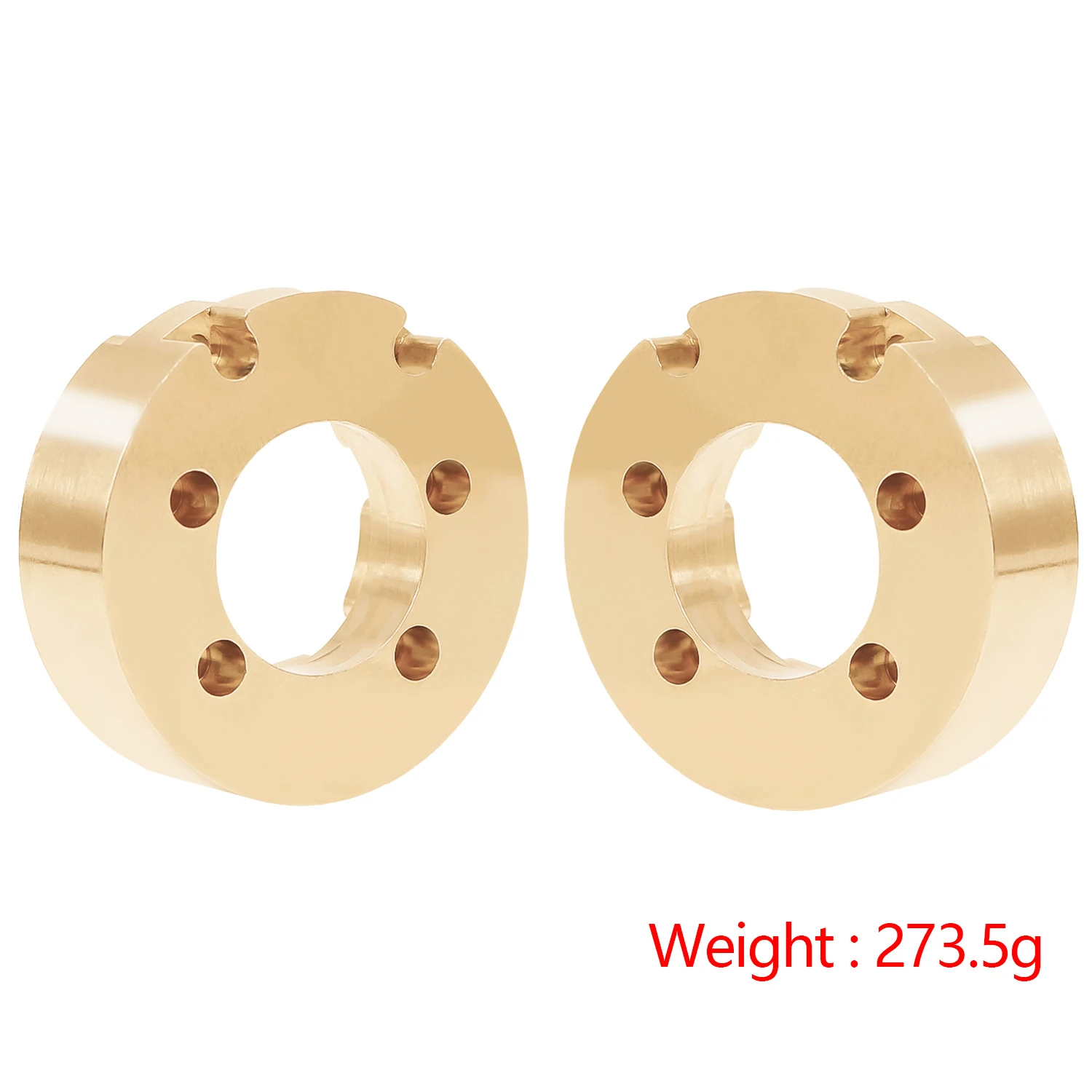 Brass Axle Counterweight Steering Knuckle C-Hub Straight Axle Adapters for Crossrc EMO X 1/8 RC Crawler Car Upgrade Parts