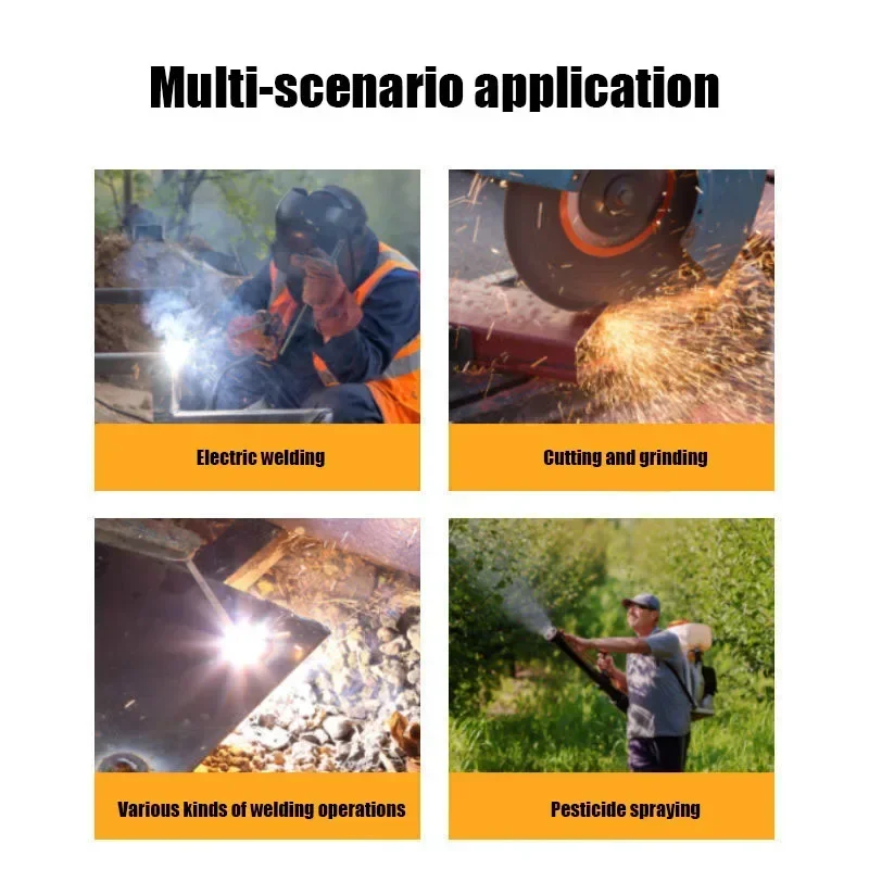 PC Portable Welding Helmet Eye Protection Transparent Protective Cover Face Mask Auto Darkening Anti Splash Safety Shield Visor