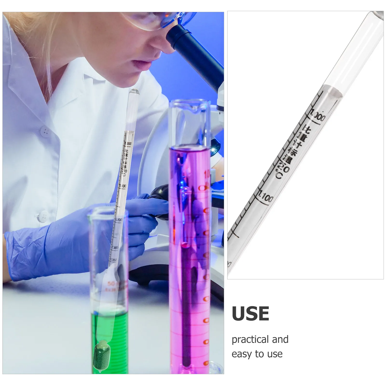 

Lime Sulfur Mixture Hydrometer Mud for Home Brew Glass High-precision Liquid Density