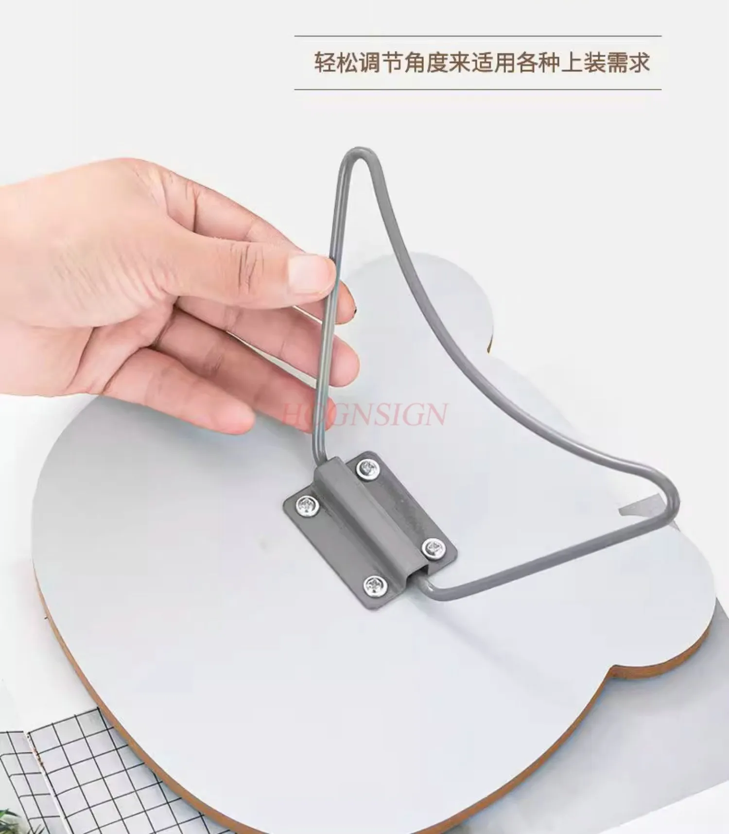 Espelho de maquiagem espelho quarto desktop penteadeira espelho dobrável espelho portátil