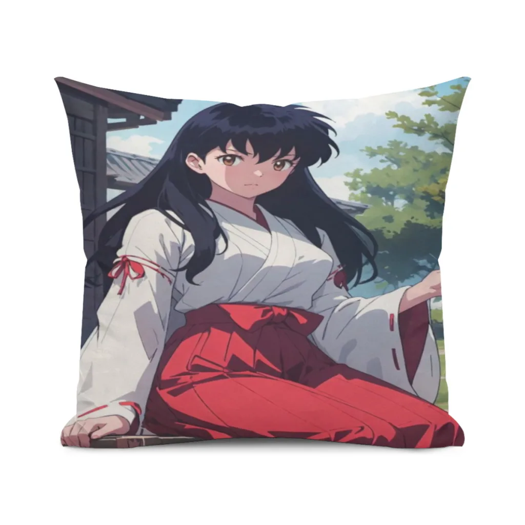 Kagome And Inuyasha Anime Pillow Cushion Case  Dakimakura Cover Decorative Sleeping 45x45cm