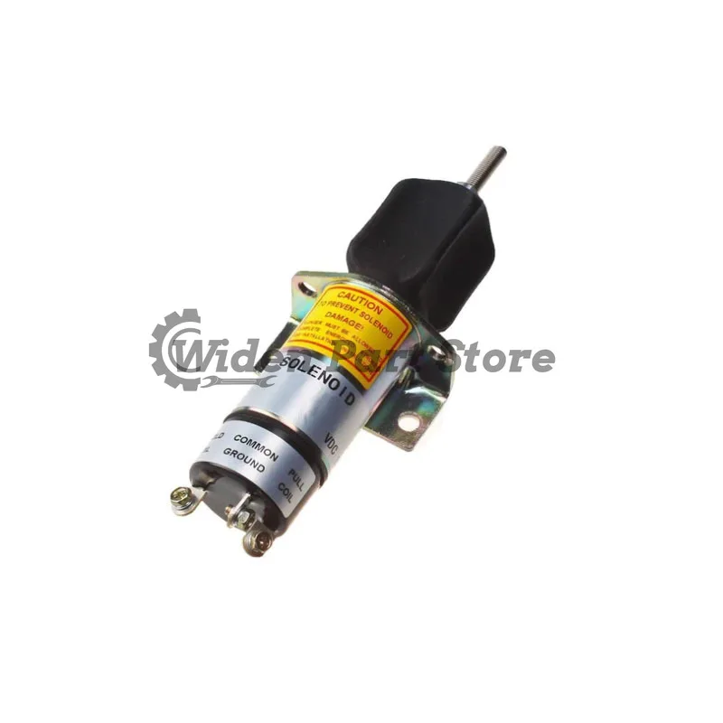 

SA-3080 1502-12C2SU1B2S1 Diesel Fuel Shutoff Stop Solenoid W/2"L STU for Woodward 12V