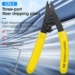 CFS-3 Three-port Fiber stripping pliers 3-port Wire Strippers CFS-3 165mm Miller optical fiber stripper pliers Cable stripper