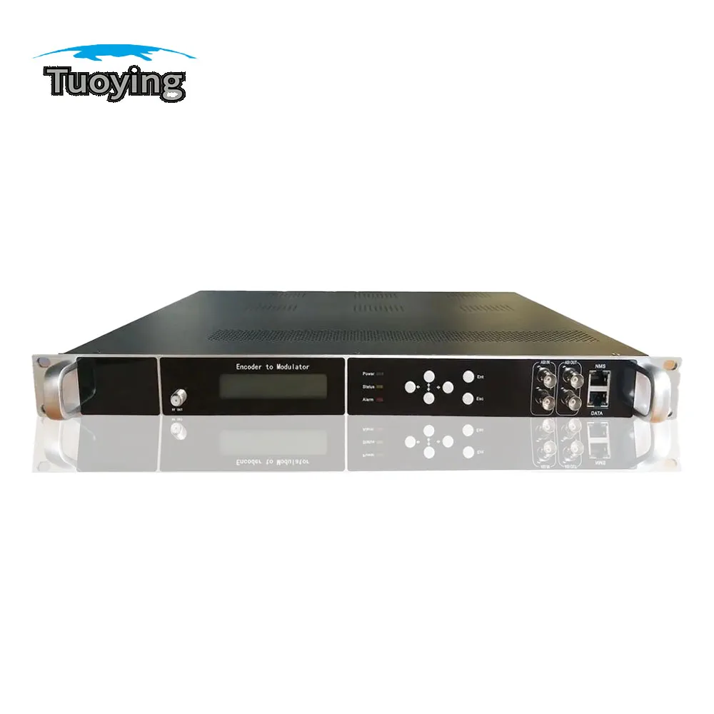 16-channel Hdmi Encoder Modulator Hdmi To Rf Dvb-t Dvb-c Atsc Isdbt Ip Asi Input Tv System Front-end Equipment Hdmi To Ip