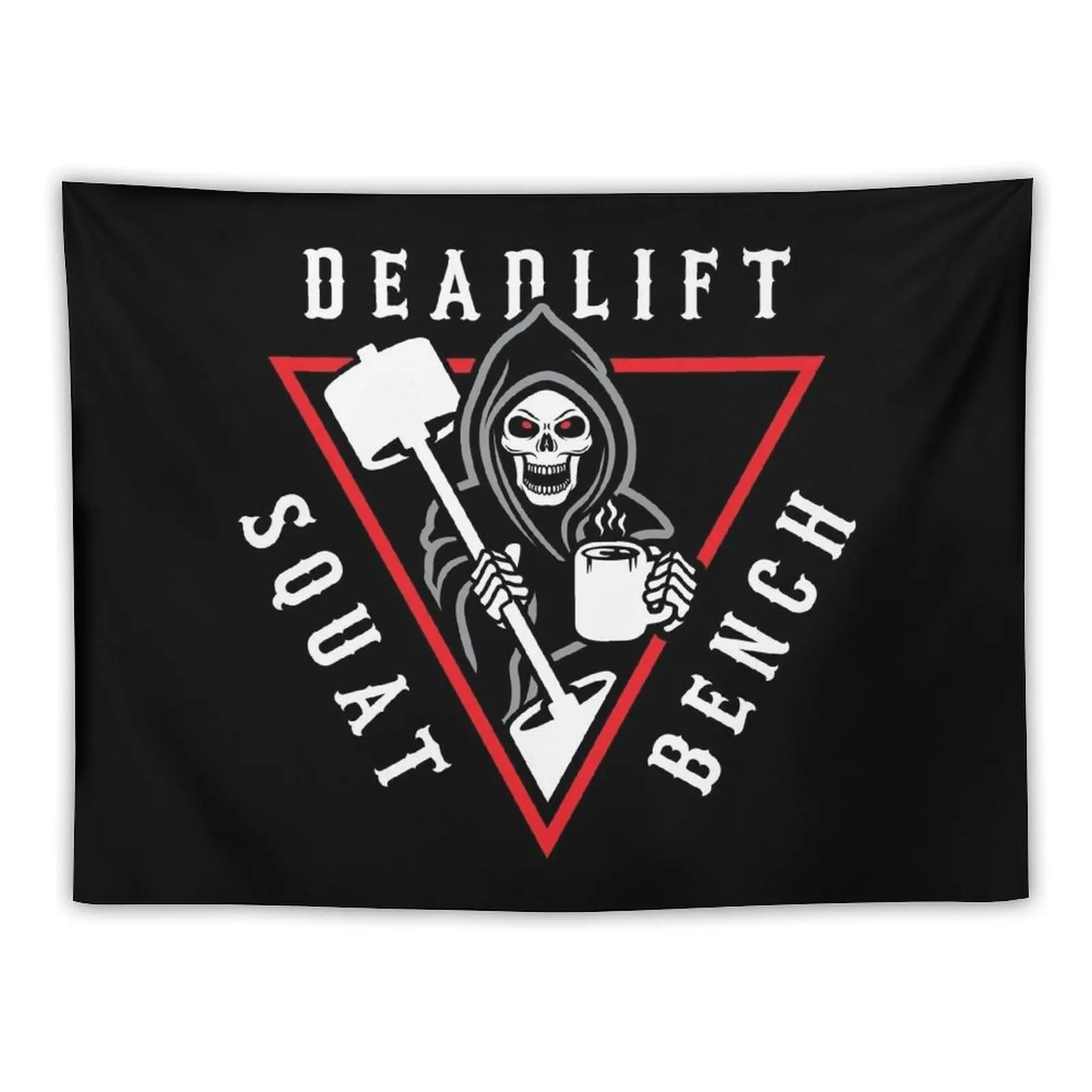 Squat Bench Deadlift Grim Reaper Tapestry Room Design Room Decorator Christmas Decoration Tapestry