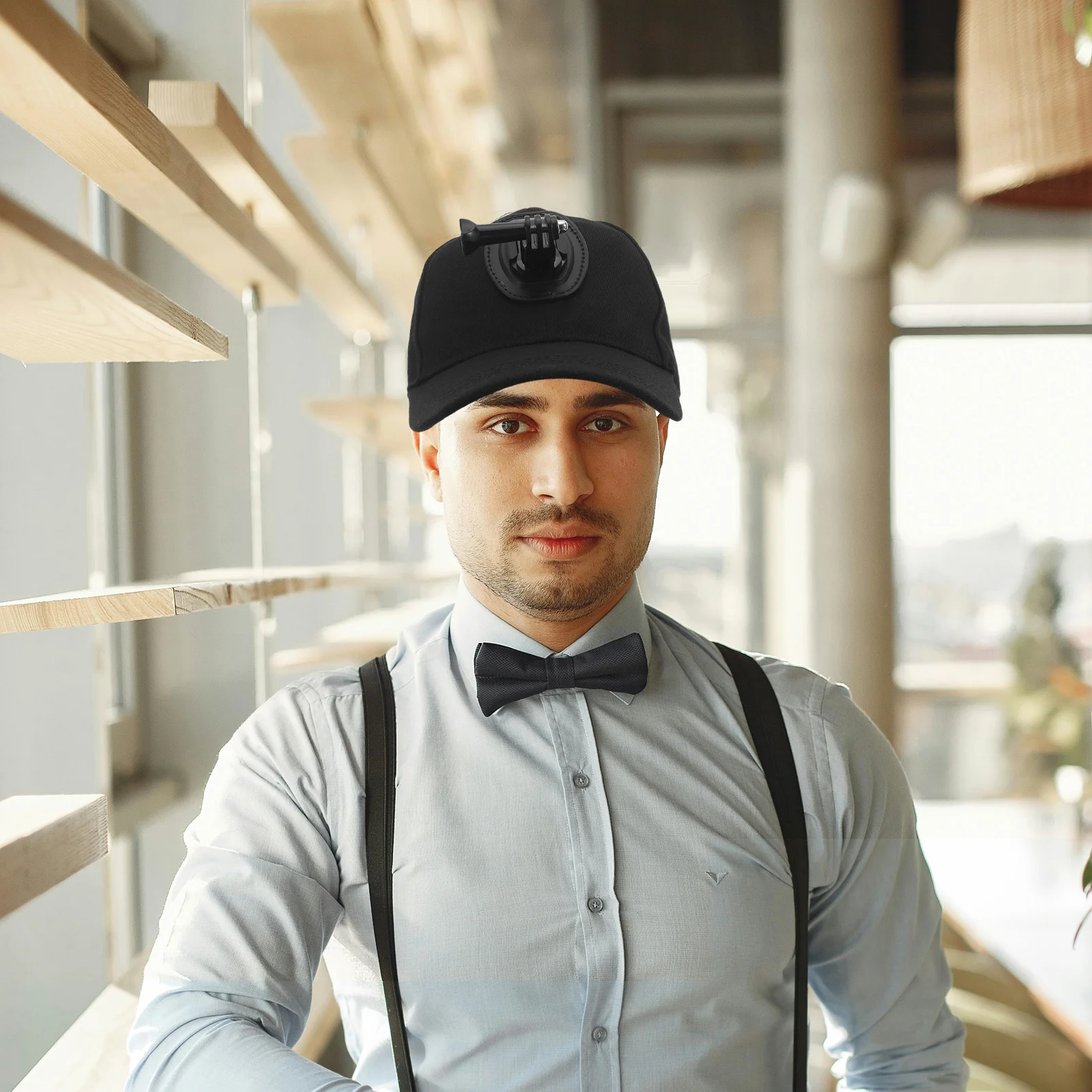 Action Camera Baseball Cap Lightweight Breathable Design - Hat for - Multisport Wearable Camera Gear for Men