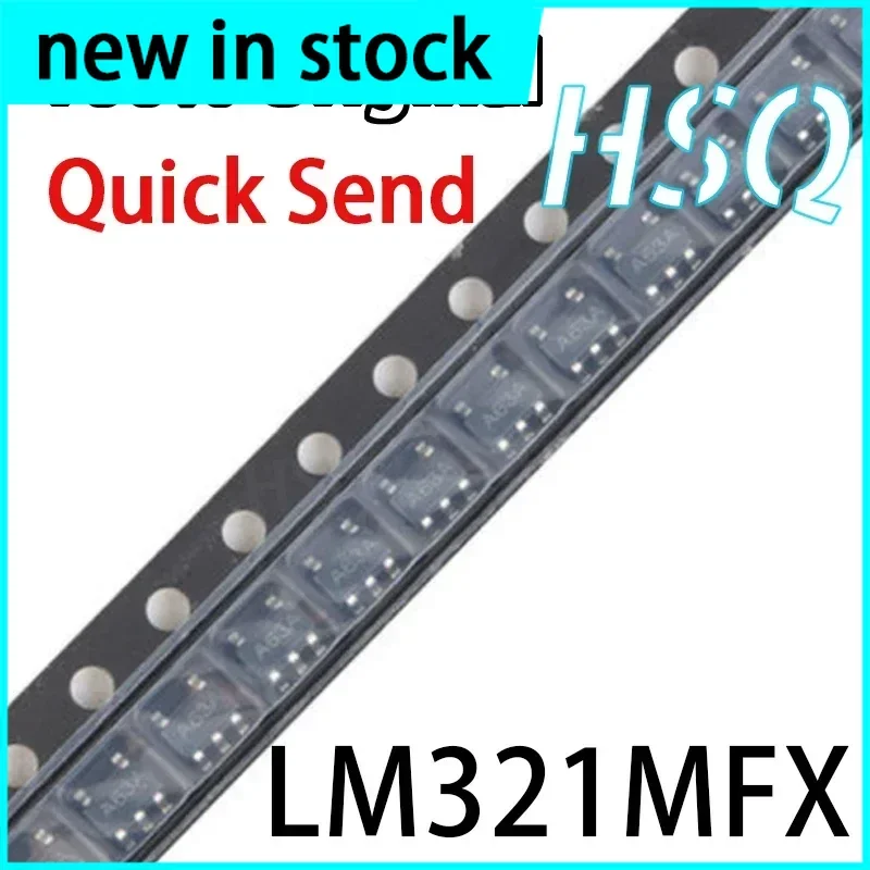 10PCS LM321MFX/NOPB Screen Printed A63A Patch SOT23-5 Low Power Single Operational Amplifier