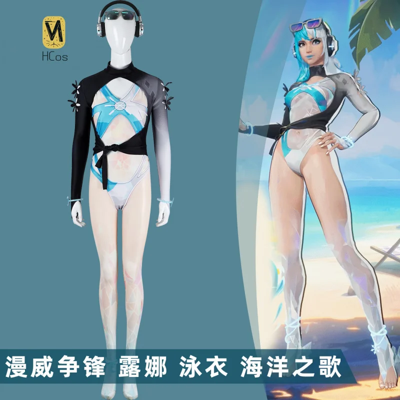 

HCos Rivals Luna Snow Oceanic Ballad Cosplay Costume For Halloween Christmas Carnival Role Play Comic Con Role Play Outfit