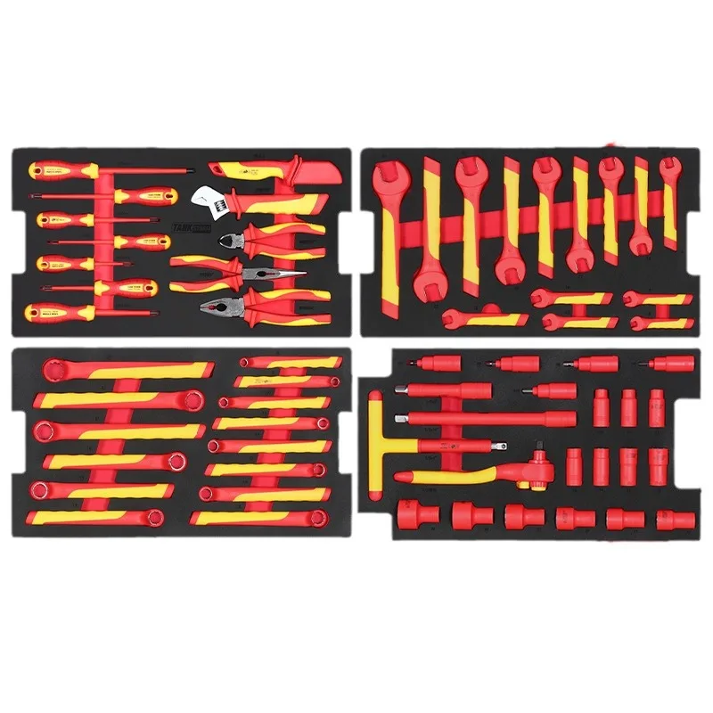 New Energy Insulated Electrician Tool Set VDE Certified 1000V Automotive & Home Use Metric Socket Auto Repair Kit