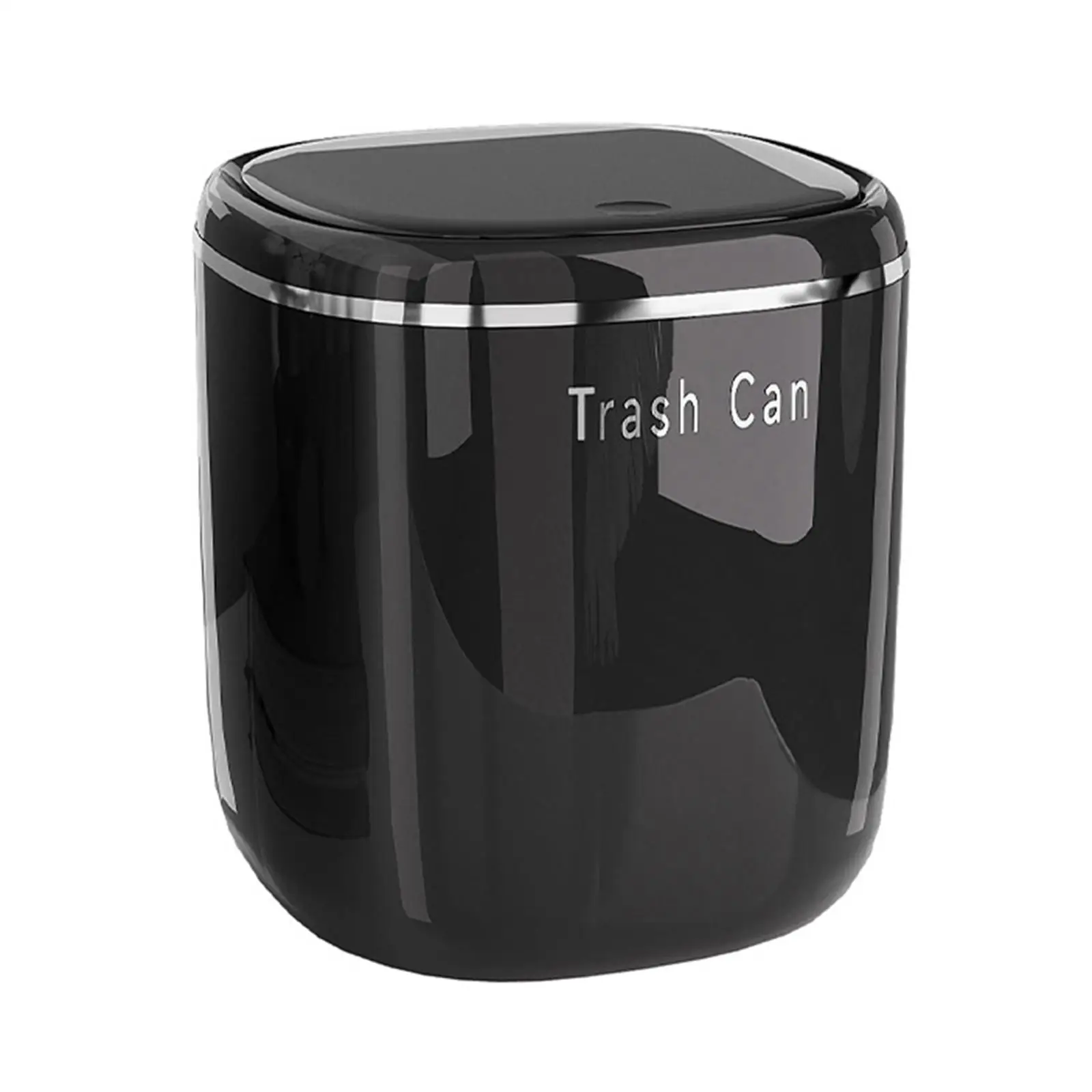 Small Trash Can Portable Counter Rubbish Container Garbage Can Stylish Practical Dustbin for RV Vanity Kitchen Car Toilet
