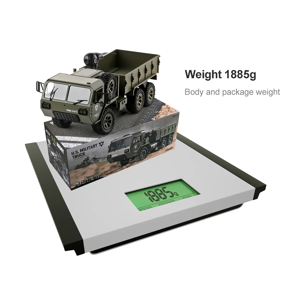 FAYEE FY004 RC รถ 2.4G All-Terrain 6WD Off-Road รถกระบะ 70M ระยะทาง HD WIFl 30W กล้อง APP ควบคุมรถปีนเขา