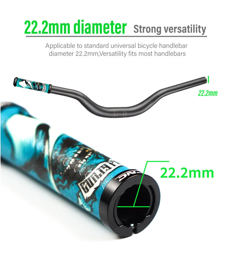 CNC-Fahrradzubehör, Silikon, MTB-Fahrradgriffe, rutschfest, stoßfest, Doppelverriegelung – Fahrrad-Lenkerabdeckungen mit Stecker