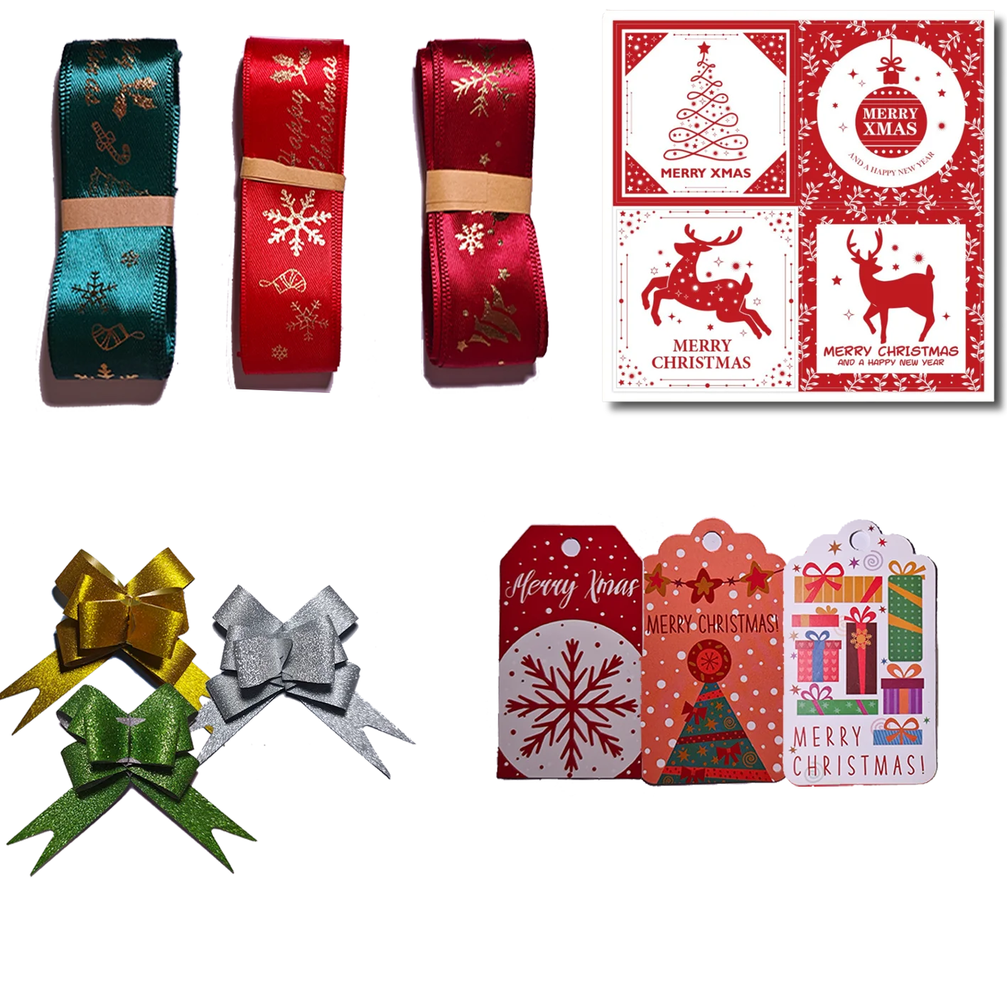 Papercraft Supply Ribbon - 1 комплект, рождественская лента, рождественская открытка,