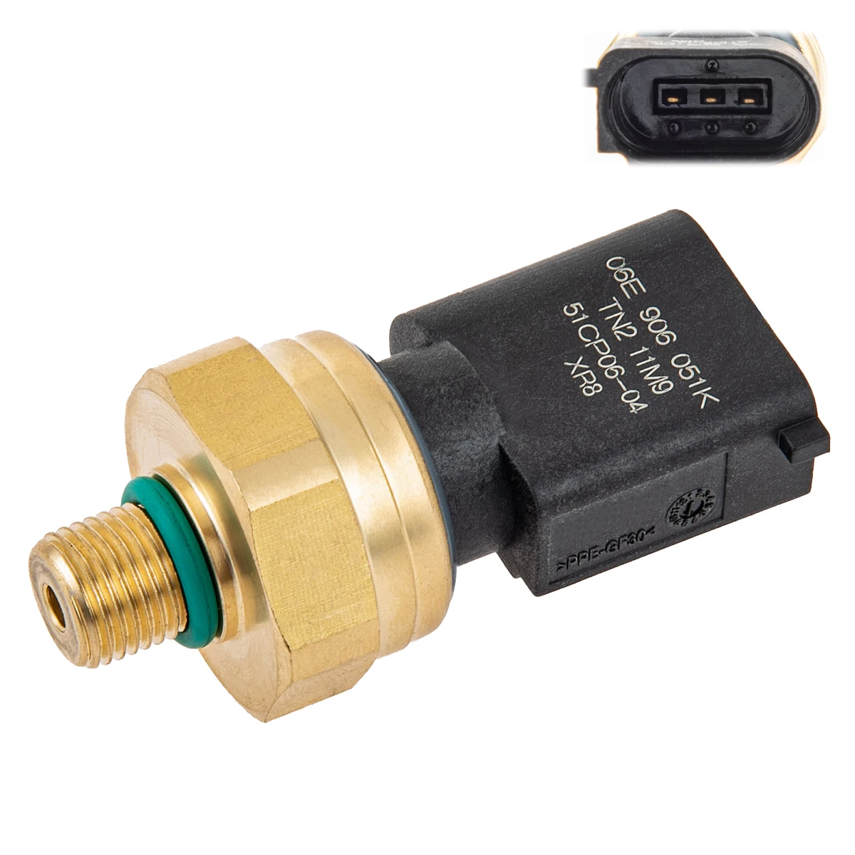 

Low Fuel Pressure Sensor 06E906051K For AUDI A3,A4,A5,A6 C6,A7,A8,Q5,Q7 2006-2015,R8,TT,VW Eos,Golf,Passat,Touareg 2006-2018