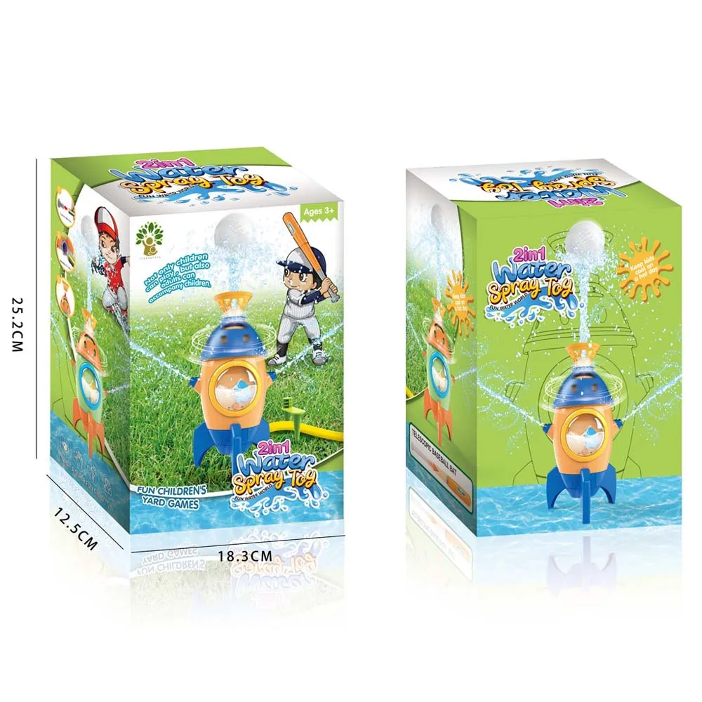 Waterraketspeelgoed voor kinderen met honkbalknuppel - Outdoor Fun Sports Launcher Set, speelgoed voor jongens en meisjes vanaf 3 jaar