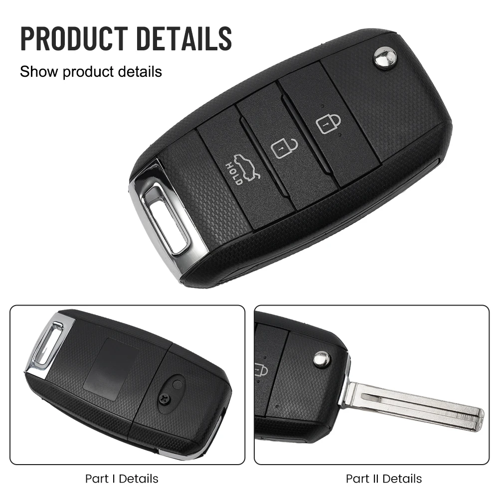 

Car For Kia 1pcs Car Remote Control Key For Kia Rondo 2013 2019 For Kia Soul 2013 2019 For KIA OPTIMA 2015 2019