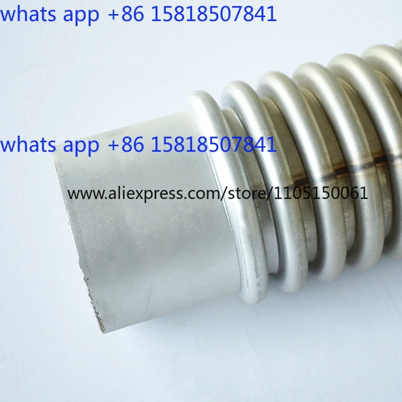 304 stainless steel bellows compensator pipe billet connection welded exhaust bellows metal hose joint matching