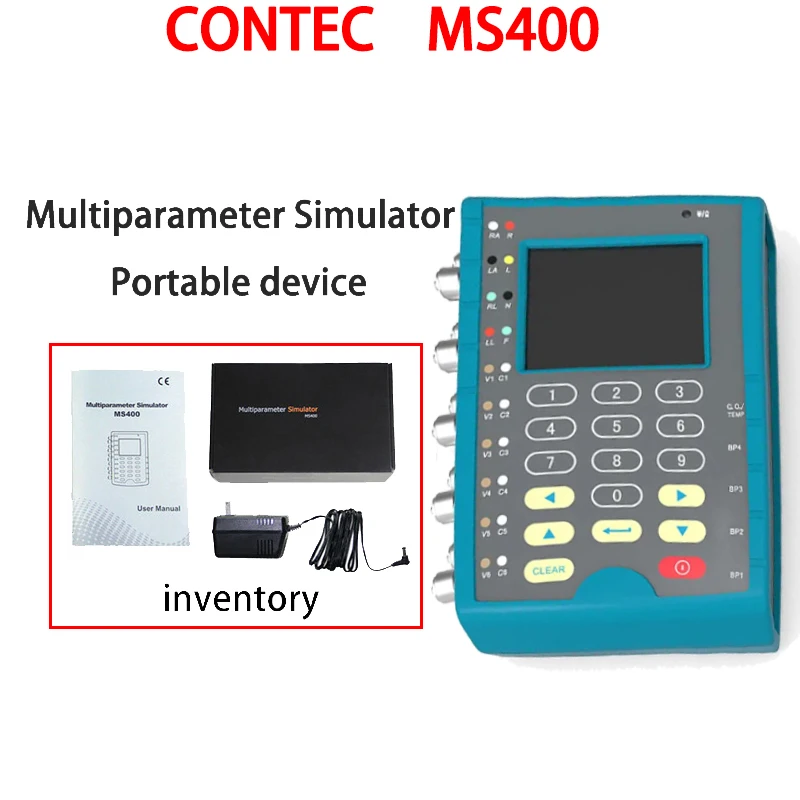 Contec  MS400 Multi Parameter Patient Simulator ECG IBP Temperature Patient Simulator