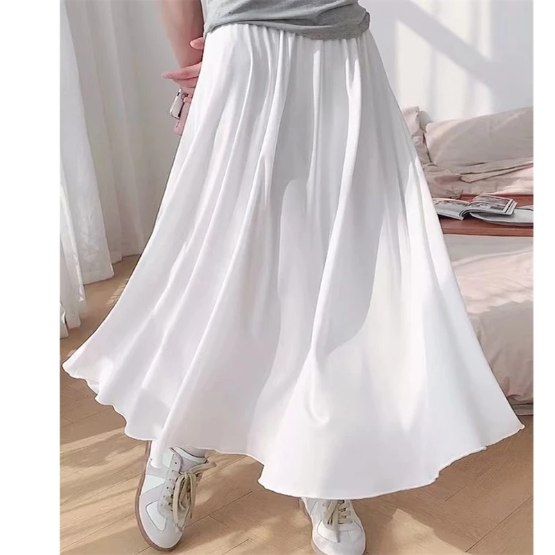 

Hanfu Underskirt For Women Men Unisex Bottoming Petticoat Thin White Black Innerwear Lining Skirt A Line Party