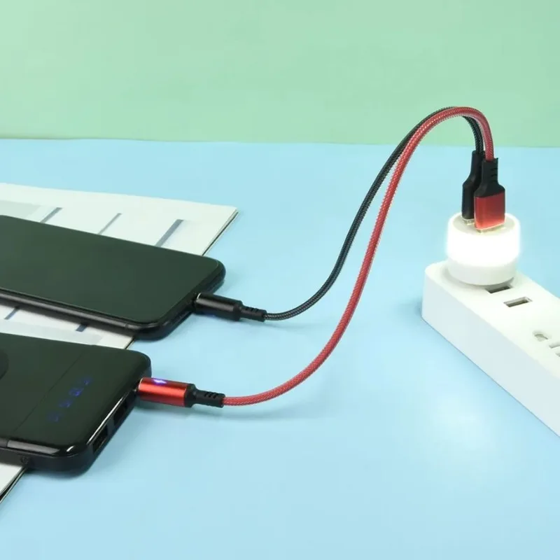 Small USB LED Night Plug Lamp Light Computer Mobile Power Charging Mini Book Lamps LED Eye Protection Square Reading Light