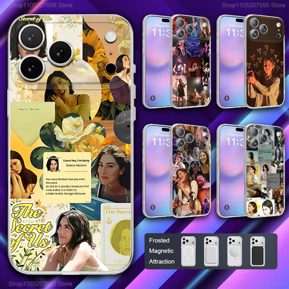 

G-Gracie Risk A-Abrams Magnetic Frosted Cover Phone Case For iPhone 17,11,16,12,15,14,13,Pro,Plus,E,Max,Air,Mini