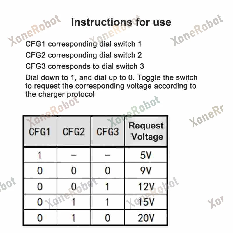 1/5/10 قطعة Type-C PD QC الزناد 5 فولت ~ 20 فولت رمز الاتصال تعديل تيار مستمر الجهد وحدة الطاقة تعديل الطلب الجهد شحن سريع شرك