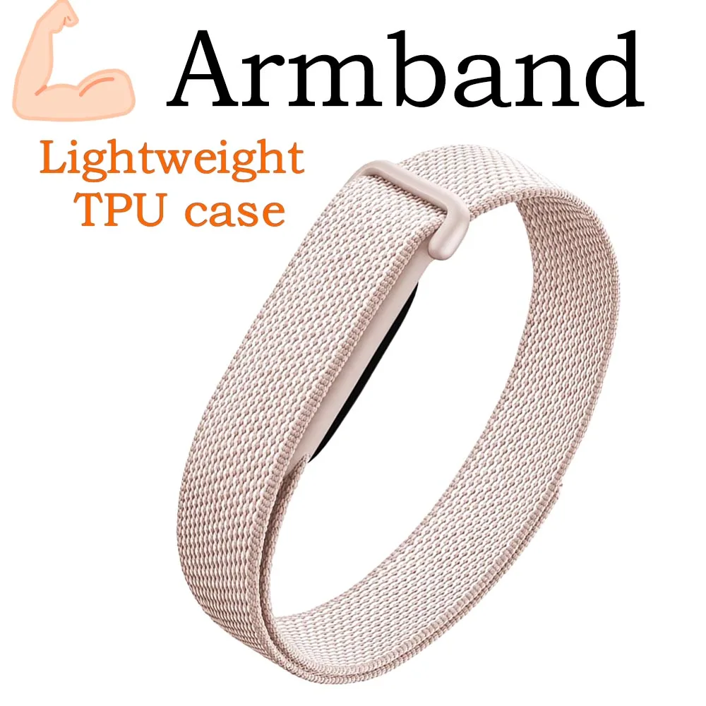Bicepsband polsband voor Google Fitbit Air, nylon armband/polsband, vervangende band voor de Google Fitbit Air fitness tracker.
