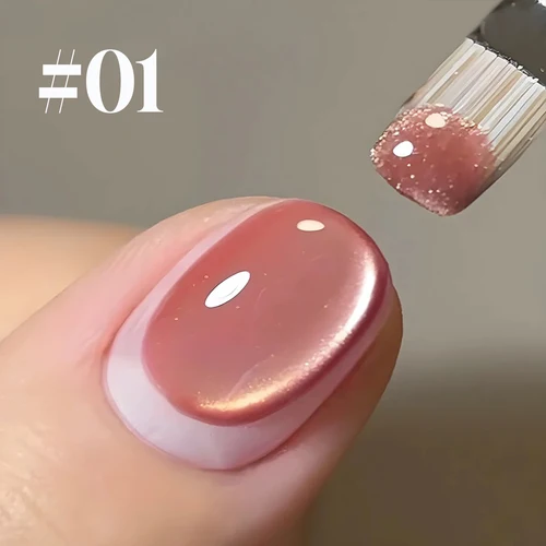 Imagen 2 del producto 1-20 piezas PSK fantástico océano burbuja ojo de gato Gel esmalte de uñas 2025 Primavera/Verano superventas Rosa verde azul cuentas de vidrio suministros de uñas