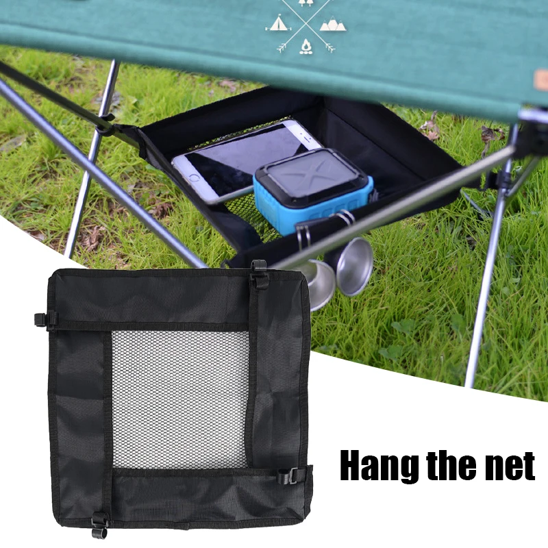 

Hanging Mesh Basket for Outdoor Picnic Camping Newly Outdoor Folding Table Storage Net Portable Multipurpose