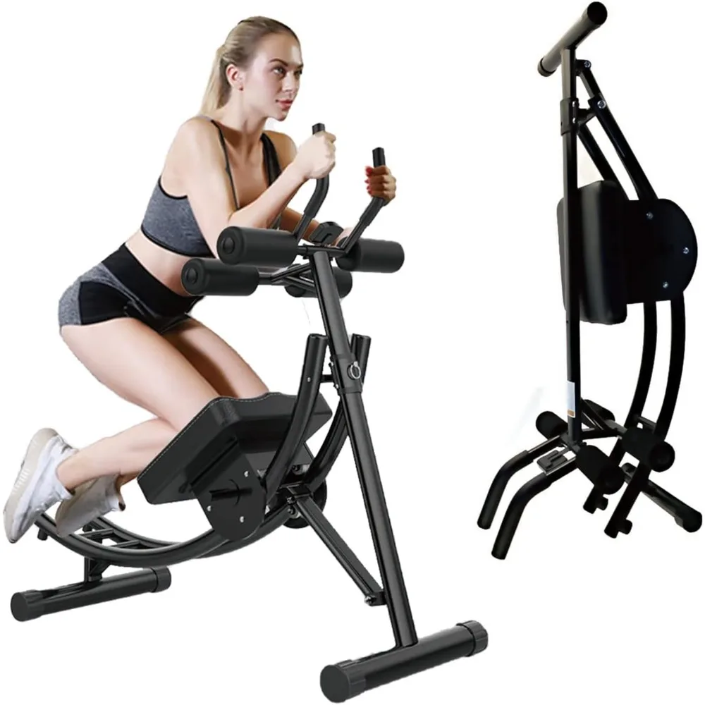 

Fitness Ab Machine,Fitness Core & Abdominal Trainers,Height Adjustable Strength Training ab Trainer for Neck, Leg, Thighs,