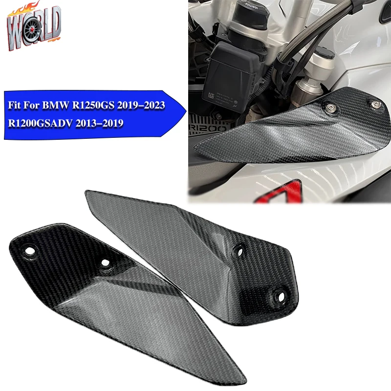 

R1250GS 2023, боковое лобовое стекло мотоцикла из углеродного волокна, дефлект ветра для BMW R1250GS 2019-2023 R1200GSADV 2013-2019