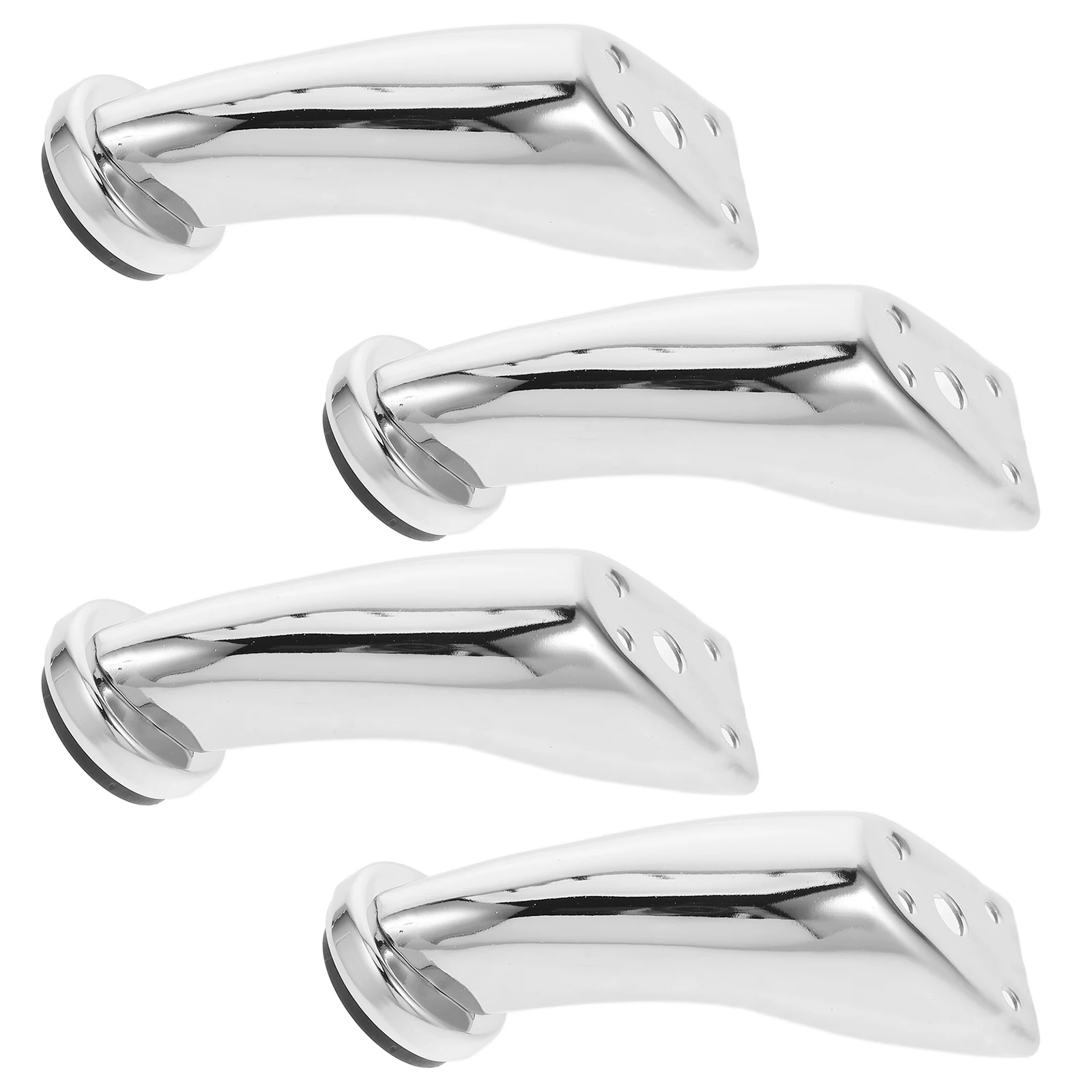 

4pcs Metal Furniture Legs Durable Chrome Plated Adjustable Feet Heavy Duty Levelers For Sofa Table Cabinet Sturdy Support