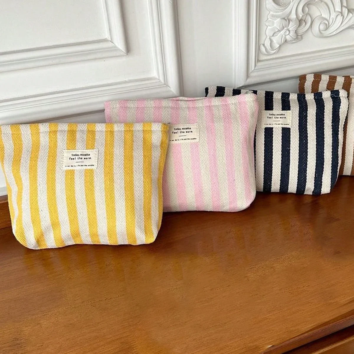 Women Cosmetic Bag Large Capacity Makeup Storage Bag Travel PortableZipper Wash Bag Travel Cosmetic Organizer