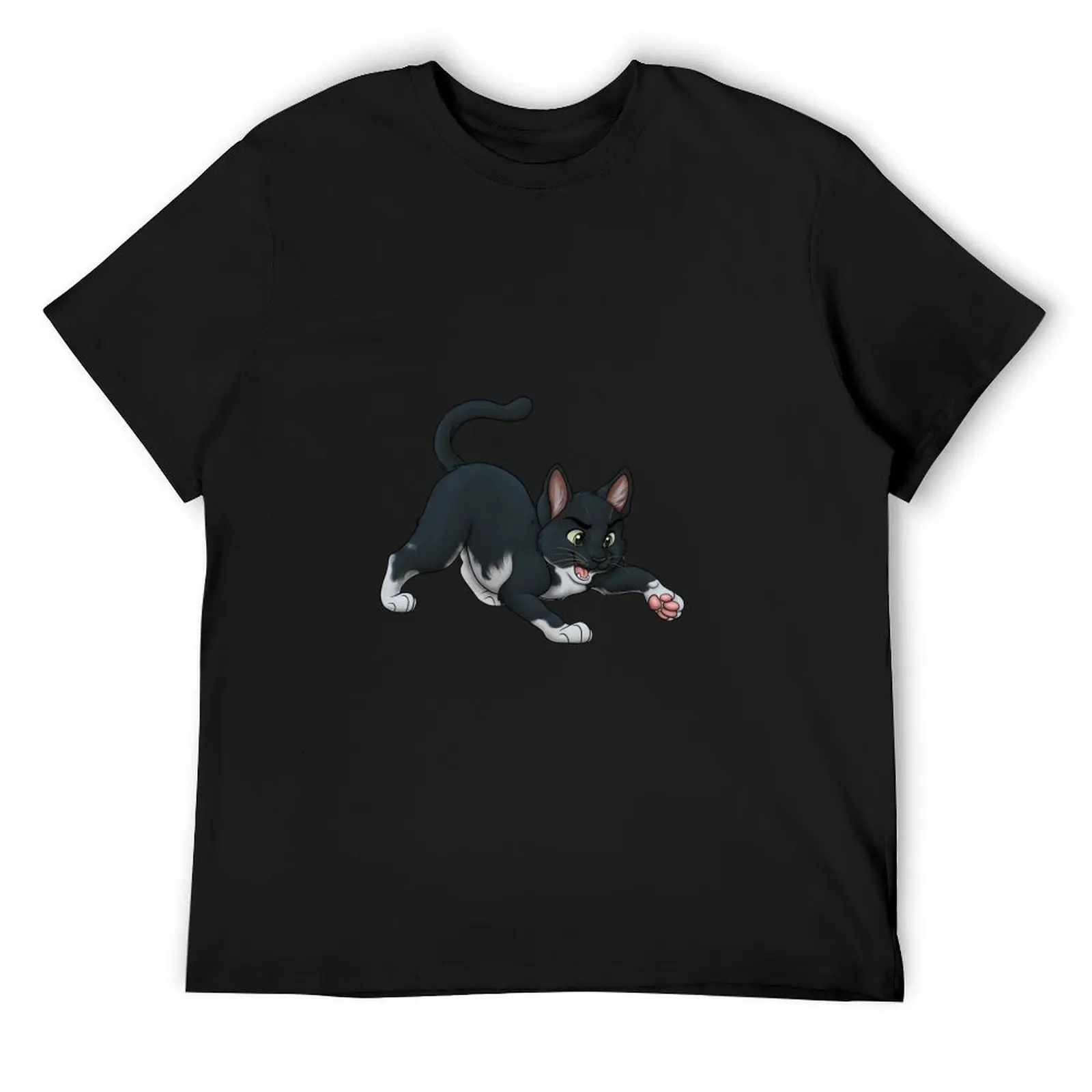 

Jayme the Black and White Cat T-Shirt sublime designer shirts new edition shirts graphic fitted t shirts for men
