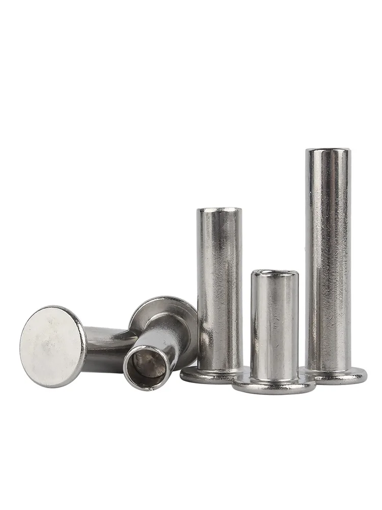 Weiyi 20/100 Stück M2 M2.5 M3 M4 M5 M6 M8 SUS304 Edelstahl GB875 Flachkopf-Halbnieten – Detail 3