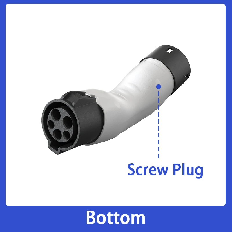 Dispositivos eléctricos para coche J1772, Adaptador tipo 1 a tipo 2, adaptador de enchufe americano a europeo tipo 1 a tipo 2, accesorios para coche