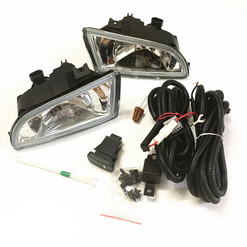 1Set Car Front Bumper Replacement Fog Light Lamp Assembly For Honda Civic 2001 2002 2003 Switch + Wiring