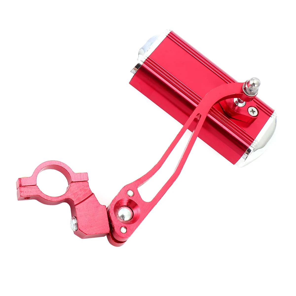 

1Pc Professional Rearview Mirror For Bikes Aluminium Alloy Construction HighDefinition WideAngle View Easy Installation Silver