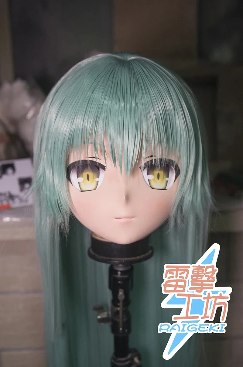 (RAIGEKI MAKS 101) Silicone 2/3 Head Helloween Mask Crossdressing BJD DOLL Kigurumi Anime Fate/Grand Order Kiyohime Cosplay Mask