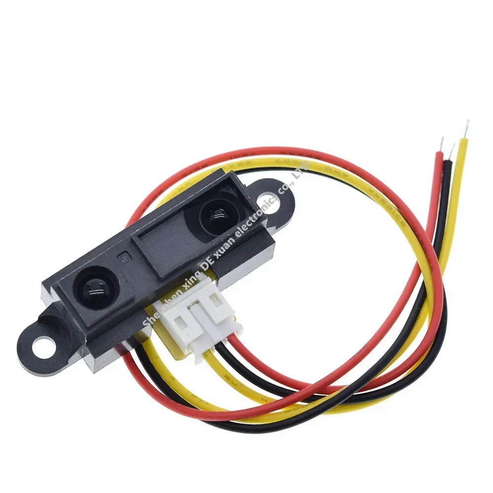 GP2Y0A21YK0F  GP2Y0A02YK0F 100% NEW 2Y0A21 10-80cm Infrared distance sensor INCLUDING WIRE  20-150cm