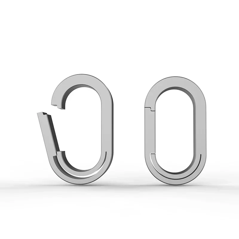 3 حجم صغير TC4 سبائك التيتانيوم المفاتيح مشبك حلقة رئيسية اكسسوارات السيارات الخصر سلسلة معلقة حلقة أبازيم فتاحة EDC أداة خارجية