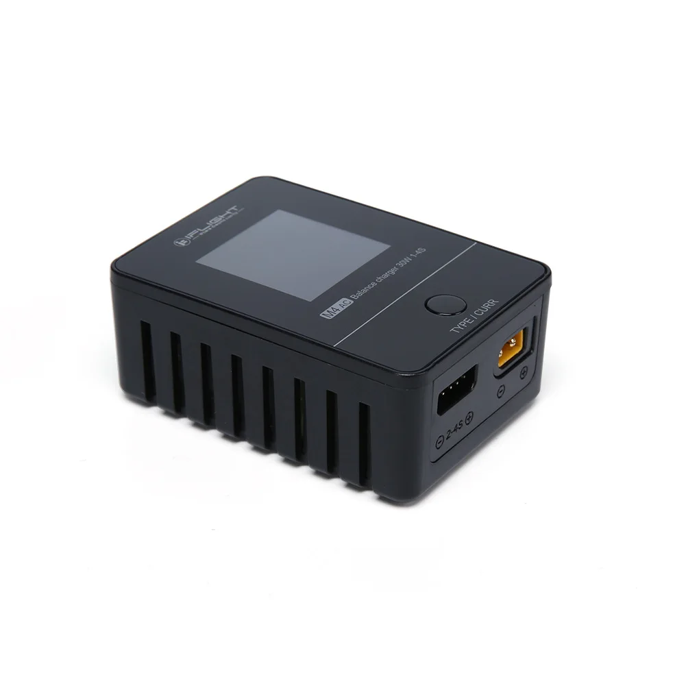 

IFlight M4 30W AC Balance Charger Full Viewing Display 100-240V Compatible 2-4S/IPS Battery Charger for Parts